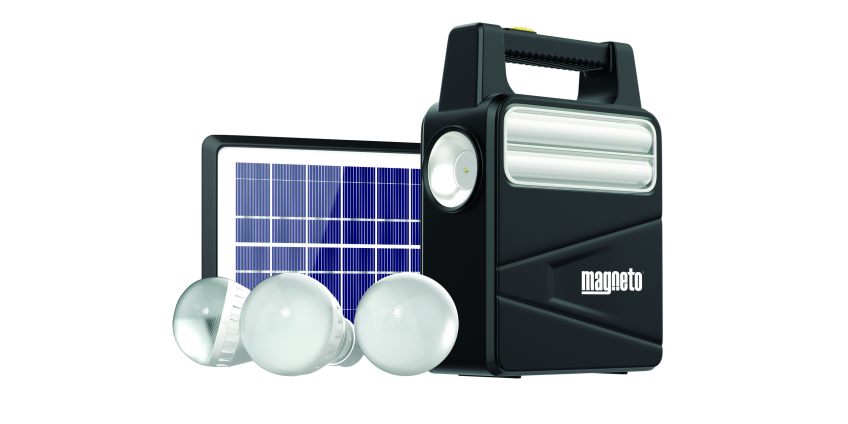 Magneto Solar Home Lighting System