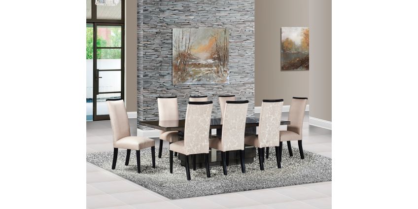 Meridian 9 Piece Dining Room Suite, Home Meridian Dining Room Sets