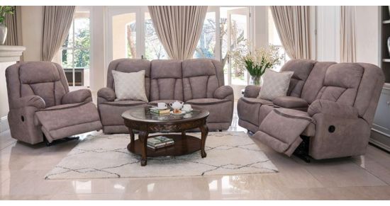 Rhapsody 3pce Motion Lounge Suite Taupe