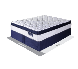 Sertapedic Aura 183cm (King) Medium Bed Set Standard Length