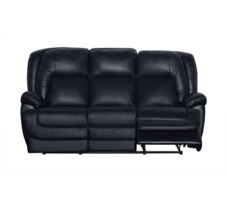 Newbury 3 Seater Action Couch, Black