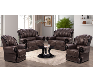 Mombasa 4 Piece  Lounge Suite, Brown
