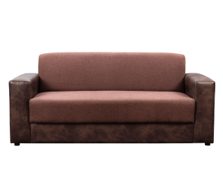 Omega 3 Seater Couch, 2 tone Brown