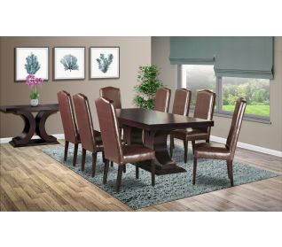 Princeton Table With 8 Zara Chairs