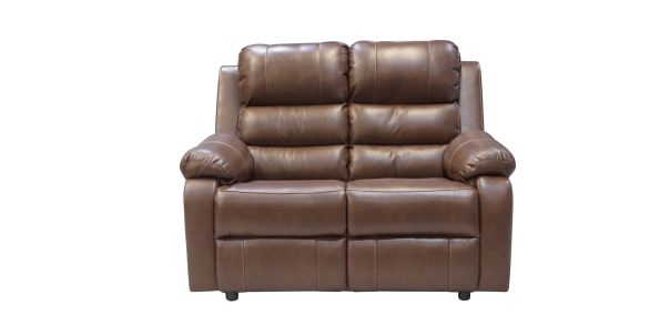 Durham 2 Seater Couch, Brown