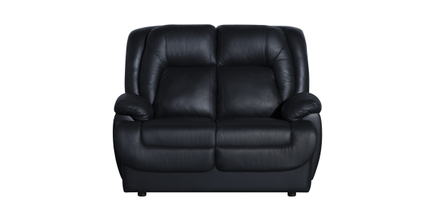 Newbury 2 Seater Action Couch, Black