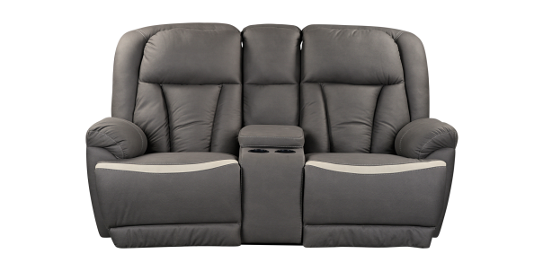 Rhapsody Mk2 2 Division Recliner and Console, Dark Grey
