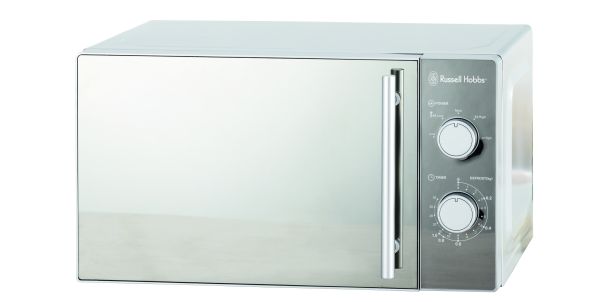 Russell Hobbs 20lt Manual Microwave, Metallic RHMA20L